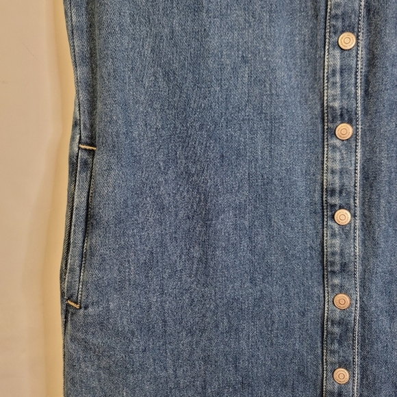 Mavi Denim shirt dress frayed edge - Picture 9 of 10